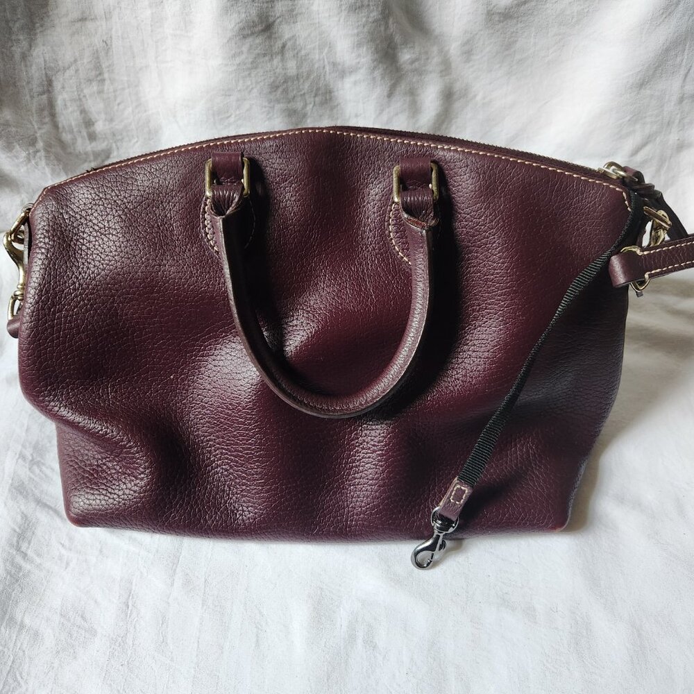 Dooney & Burke Plum Handbag - Picture 3 of 5